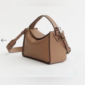 The Horse Clementine Taupe Leather Shoulder Crossbody